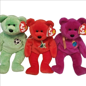 Beanie Babies lot of 3 Bears